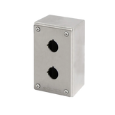 Elfin Push-button enclosure, 2 hole Ø 22, 82x142x85mm - Rubicon Partner Portal